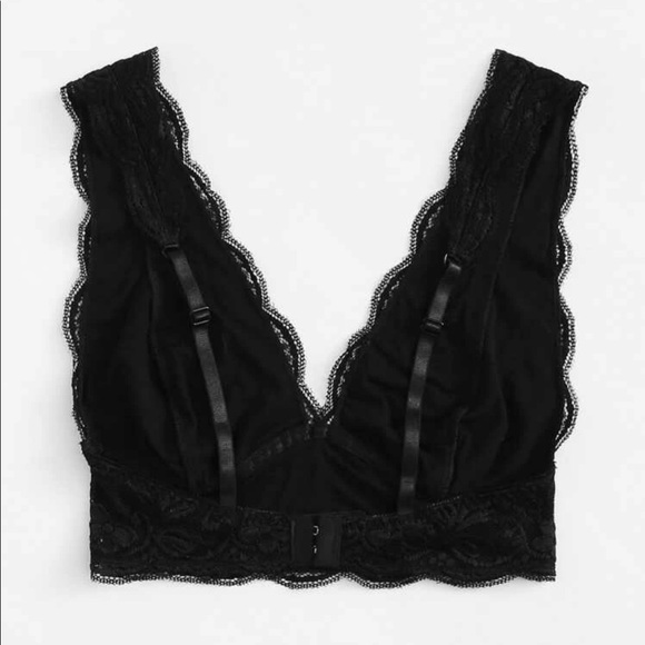 Lace bralette black - Picture 2 of 2